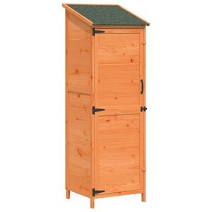 vidaXL Hagehus Brun 59,5 x 56 x 176,5 cm Konstruert tre