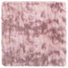vidaXL Flossteppe med lang luv NAVARRA st&oslash;vet rosa 200x200cm polyester