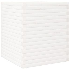 vidaXL Plantekasse hvit 60x60x68,5 cm heltre furu