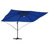 vidaXL Kipp Roma Parasol Blå og svart 352 x 251 x 265 cm
