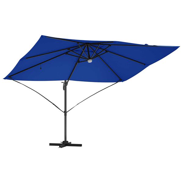 vidaXL Kipp Roma Parasol Blå og svart 352 x 251 x 265 cm