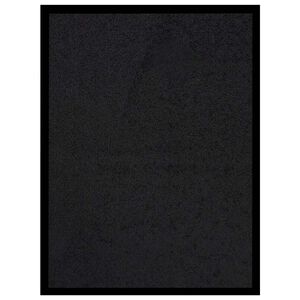 vidaXL D&oslash;rmatte svart 40x60 cm