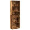 vidaXL Bokhylle gammelt tre 60x30x189 cm konstruert tre