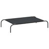 vidaXL Forh&oslash;yet hundeseng svart 110x65x20 cm oxfordstoff og st&aring;l