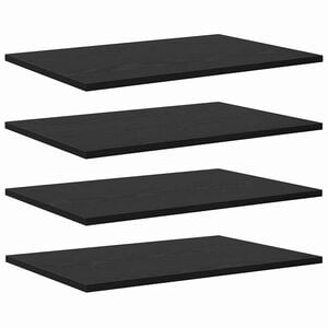 vidaXL Bokhyllebrett 3 niv&aring;er 4 stk. 60 x 40 x 1,5 cm Konstruert tre