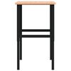 vidaXL Arbeidsbenk 100x60x(71,5-98) cm heltre b&oslash;k rektangul&aelig;r
