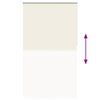 vidaXL Rullegardin lystette 135x210 cm stoff bredde 131,6 cm polyester