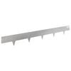 vidaXL Gjerdekant 10 stk. 100 x 12 cm Stainless Steel S&oslash;lv
