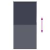 vidaXL Rullegardin lystette 80x150 cm stoff bredde 75,7 cm polyester
