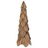 vidaXL Juletre Brun 80 cm Massivt Teaktre