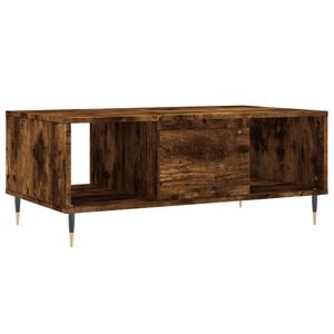 vidaXL Salongbord r&oslash;kt eik 90x50x36,5 cm konstruert tre