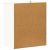 vidaXL Skoskap hvit 60x35x70 cm konstruert tre