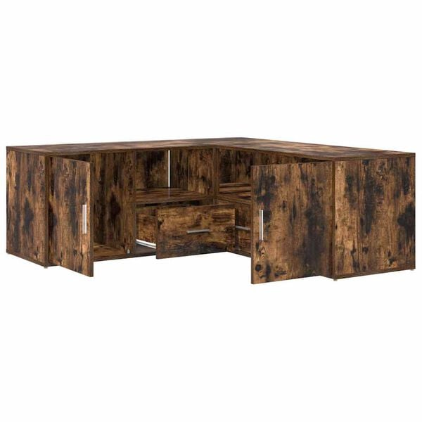 vidaXL Hj&oslash;rneskap sonoma eik 200x40x45 cm konstruert tre