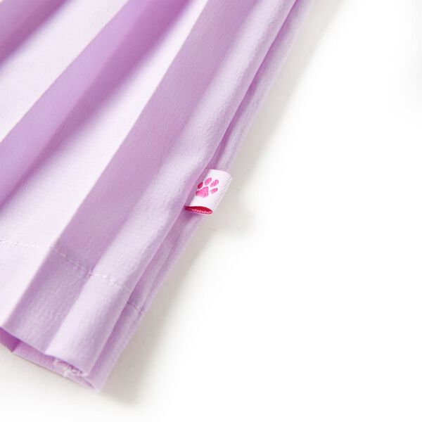 Plissert skjørt for barn lilla 92