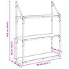 vidaXL Vegghylle Artisan Eik 60 x 21 x 78,5 cm Konstruert tre