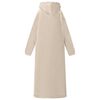 vidaXL Teppe-hettegenser Beige l Fleece og Flanell