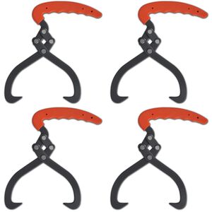 4stk T&oslash;mmertang med PVC H&aring;ndtak