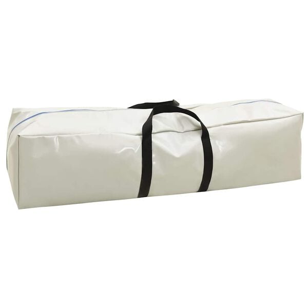 vidaXL Oppbl&aring;sbar gymnastikkmatte med pumpe 60x100x10 cm PVC bl&aring;
