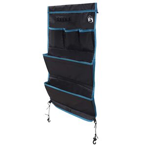 vidaXL Oppbevaringspose med lagring Svart og Bl&aring; 91 x 47,5 cm oxford