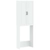 vidaXL Toalett skap UTRECHT Hvit 66 x 25,5 x 190 cm Konstruert tre