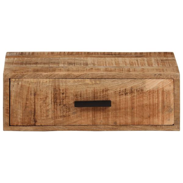 vidaXL Vegghengt nattbord 40x30x13,5 cm heltre mango