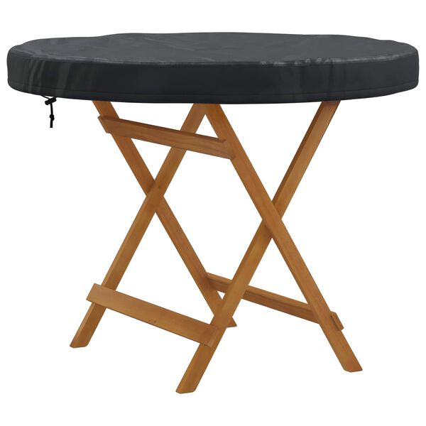 vidaXL Utend&oslash;rs Bordtrekk Svart 92 x 92 x 10 cm 210D Oxford stoff