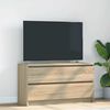 vidaXL TV-benk sonoma eik 100x35x54 cm konstruert tre