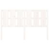 vidaXL Sengegavl hvit 155,5x4x100 cm heltre furu