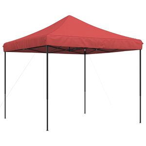 vidaXL Partytelt 292 x 292 x 315 cm Burgunder Oxford Stoff