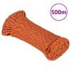 vidaXL B&aring;ttau oransje 5 mm 500 m polypropylen