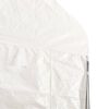 vidaXL Paviljong med tak hvit 13,38x4,08x3,22 m polyetylen
