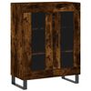 vidaXL Highboard r&oslash;kt eik 69,5x34x180 cm konstruert tre