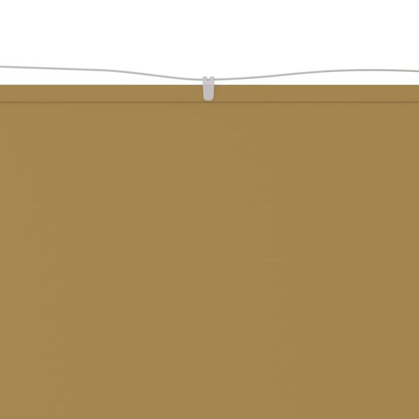 vidaXL Vertikal markise beige 300x360 cm oxfordstoff