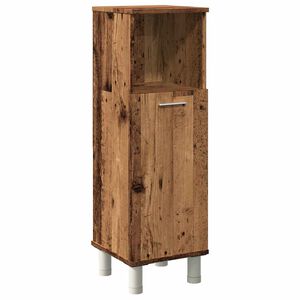 vidaXL Baderomsskap gammelt tre 30x30x95 cm konstruert tre