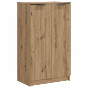 vidaXL Skoskap artisan eik 59x35x100,5 cm konstruert tre