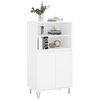 vidaXL Highboard hvit 60x36x110 cm konstruert tre