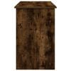 vidaXL Skrivebord røkt eik 102x50x75 cm konstruert tre