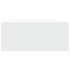 vidaXL Veggmonterte skuffehyller 2 stk hvit 40x23,5x10 cm MDF
