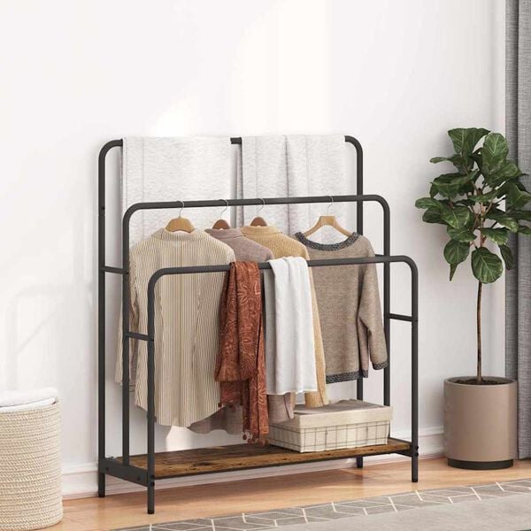 vidaXL Klesstativ Gammelt tre 90 x 30 x 100,5 cm Konstruert tre