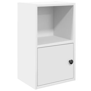 vidaXL Bokhylle hvit 31x24x52 cm konstruert tre