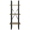 vidaXL Bokhylle 3 nivåer sonoma eik 40x30x105 cm konstruert tre