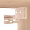 vidaXL Veggskap 80x30x30 cm heltre furu