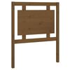vidaXL Sengegavl honningbrun 80,5x4x100 cm heltre furu