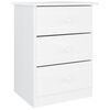 vidaXL Nattbord ALTA hvit 41x35x55,5 cm heltre furu