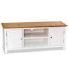 vidaXL TV-benk 120x35x48 cm heltre eik