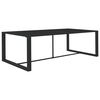 vidaXL Utend&oslash;rs spisebord antrasitt 120x60x66 cm aluminium