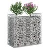 vidaXL Gabion hevet seng s&oslash;lv 50 x 100 x 100 cm Galvanisert St&aring;l