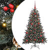 vidaXL Kunstig juletre gr&oslash;nn 120 cm PVC og plast og st&aring;l