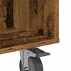 vidaXL Sidebord med hjul Gammelt tre 50,5 x 50 x 30 cm Konstruert tre