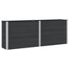 vidaXL H&oslash;ybed Svart 250 x 50 x 91 cm alu.